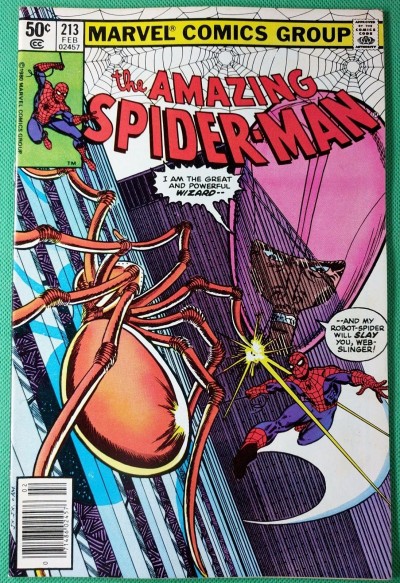 Amazing Spider-Man (1963) #213 VF+ (8.5) vs Wizard