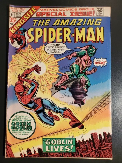 Amazing Spider-Man Annual #9 (1973) Classic Green Goblin cover/Memorial issue|