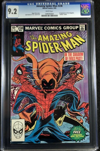 Amazing Spider-Man (1963) #238 CGC 9.2 WP 1st Hobgoblin w/tattooz (1099783001)