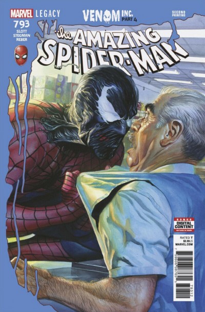 Amazing Spider-Man (2015) #793 VF/NM Alex Ross 2nd Print Venom Inc Part 4