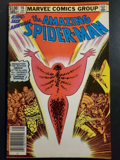 Amazing Spider-Man Annual (1982) #16 VF+ UPC 1st Monica Rambeau Captain Marvel |