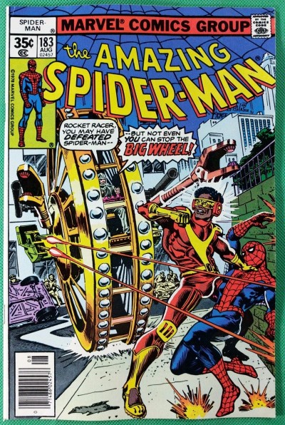 Amazing Spider-Man (1963) #183 VF+ (8.5)  vs Rocket Racer