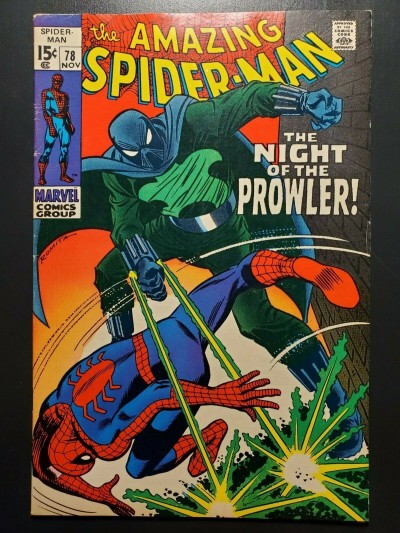 Amazing Spider-Man #78 (1969) FN/VF 7.0 First Appearance Prowler |