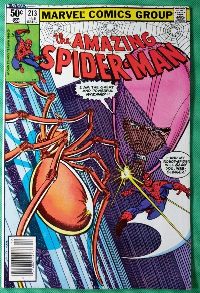 Amazing Spider-Man (1963) #213 VF- (7.5) versus Wizard