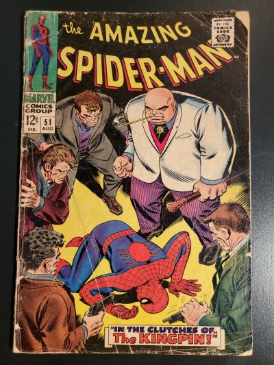 Amazing Spider-Man #51 (1966) low grade (1.8) 1st Kingpin cover 2nd overall app|