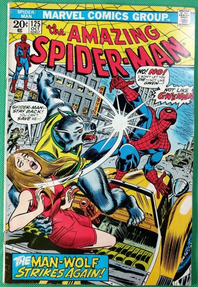 Amazing Spider-Man (1963) #125 VG+ (4.5)  2nd app & Origin Man-Wolf