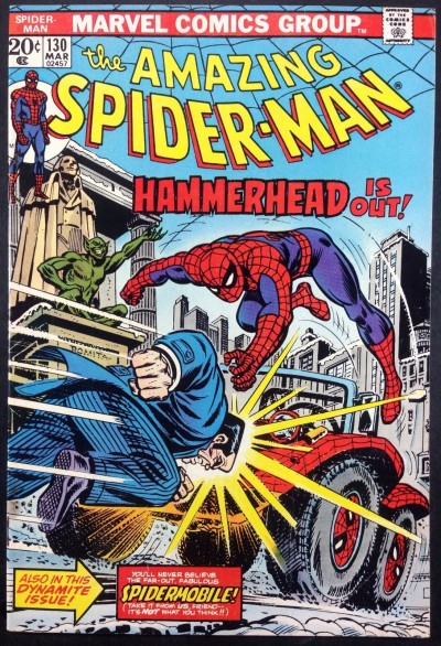 Amazing Spider-Man (1963) #130 VF- (7.5) vs Hammerhesd 1st Spidermobile