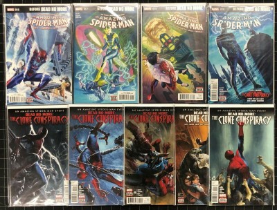 Amazing Spider-Man (2015) #16 17 18 19 Dead No More + Clone Conspiracy 9 comics