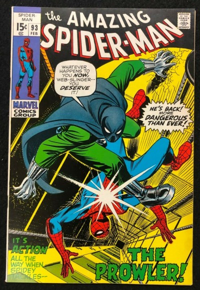 Amazing Spider-Man (1963) #93 VF (8.0) John Romita Prowler
