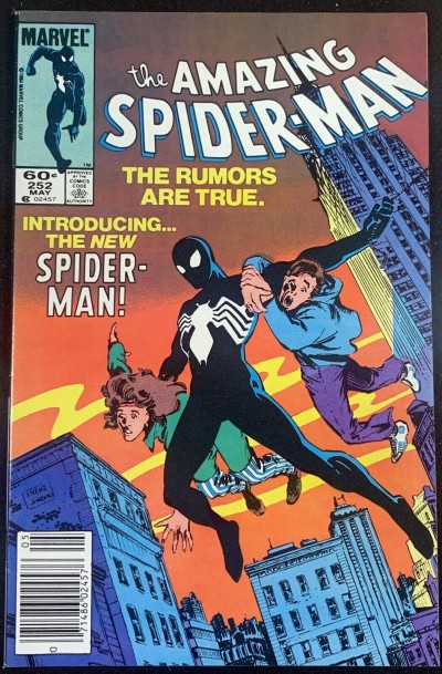 Amazing Spider-Man (1963) #252 VF+ (8.5) newsstand 1st Black Costume (Venom)