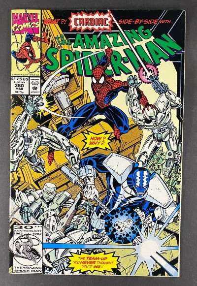 Amazing Spider-Man (1963) #360 VF+ (8.5) 1st App Cameo Carnage