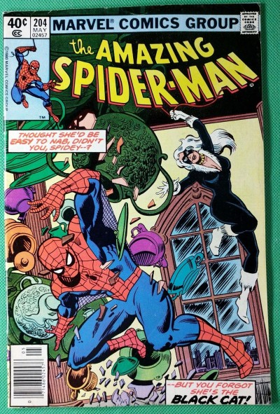 Amazing Spider-Man (1963) #204 VF- (7.5) 3rd app Black Cat