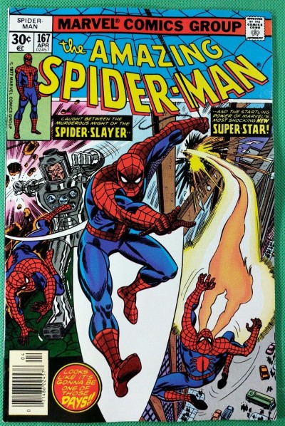 Amazing Spider-Man (1963) #167 VF+ (8.5)  1st app Will O' The Wisp