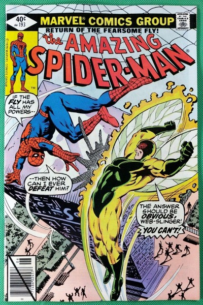 Amazing Spider-Man (1963) #193 VF/NM (9.0)  vs the FLY-Peter & Mary Jane breakup