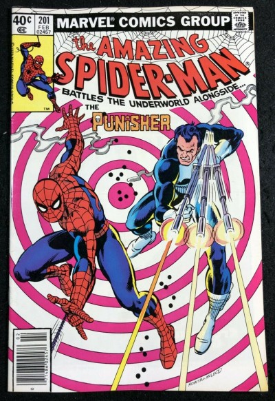 Amazing Spider-Man (1963) #201 VF- (7.5) Punisher Cover and Story