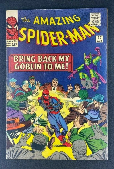 Amazing Spider-Man (1963) #27 VG+ (4.5) Green Goblin Steve Ditko Cover & Art