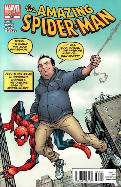 Amazing Spider-Man (1963) #669 VF+ Todd Nauck Dan Slott Variant Cover