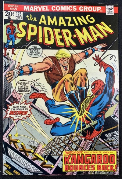 Amazing Spider-Man (1963) #126 VF (8.0) Kangaroo cover Mark Jeweler variant