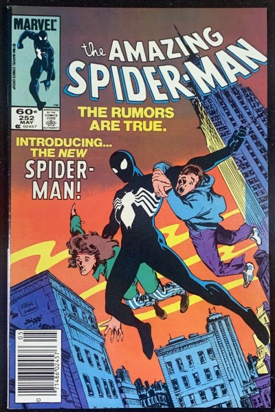 Amazing Spider-Man (1963) #252 VF+ (8.5) newsstand edition 1st Black Costume