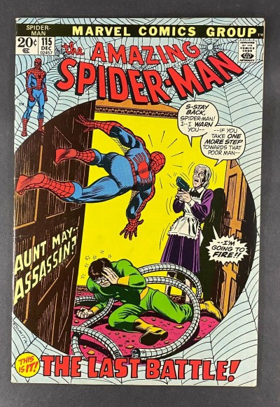 Amazing Spider-Man (1963) #115 VF+ (8.5) Aunt May Doc Ock John Romita Sr