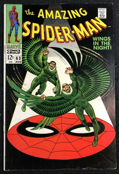 Amazing Spider-Man (1963) #63 FN- (5.5) versus Vulture