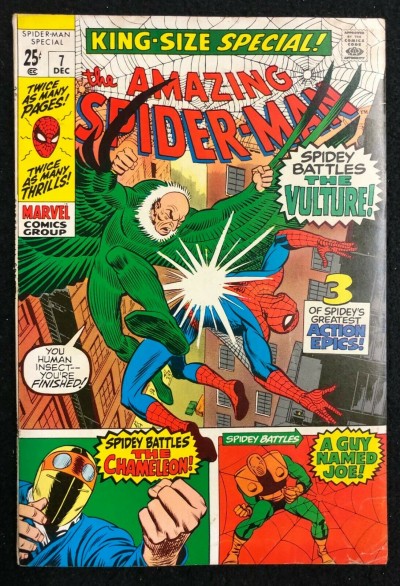 Amazing Spider-Man Annual (1964) #7 FN (6.0) Vulture Chameleon