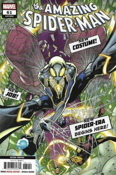 Amazing Spider-Man (2018) #61 (#862) VF/NM Gleason 2nd Print Cover New Costume