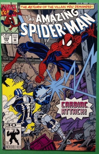 Amazing Spider-Man (1963) #359 NM (9.4) Cletus Kassady (Carnage) cameo