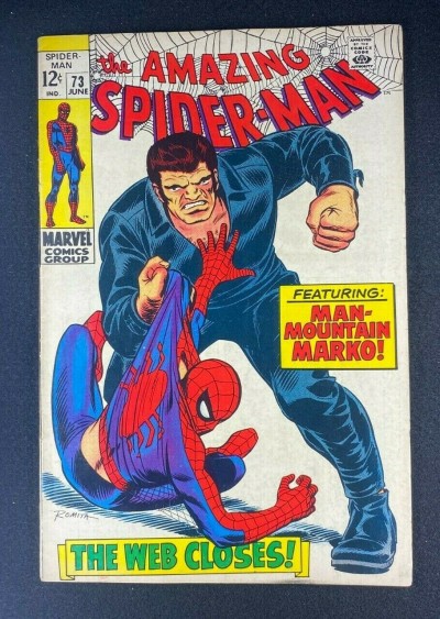 Amazing Spider-Man (1963) #73 FN (6.0) 1st App Man Mountain Marko John Romita Sr