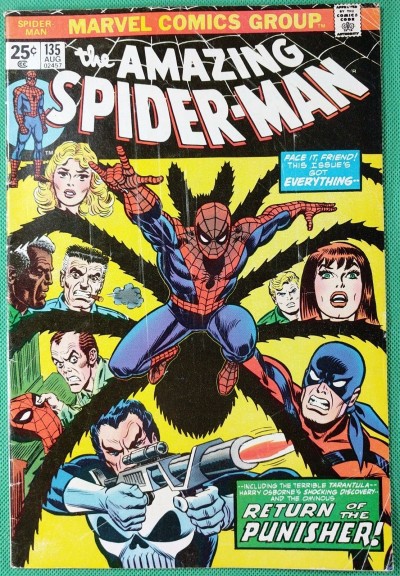 Amazing Spider-Man (1963) #135 VG (4.0) 2nd Full app Punisher