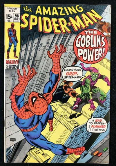 Amazing Spider-Man (1963) #98 VF- (7.5) no comics code drug story part 3 of 3
