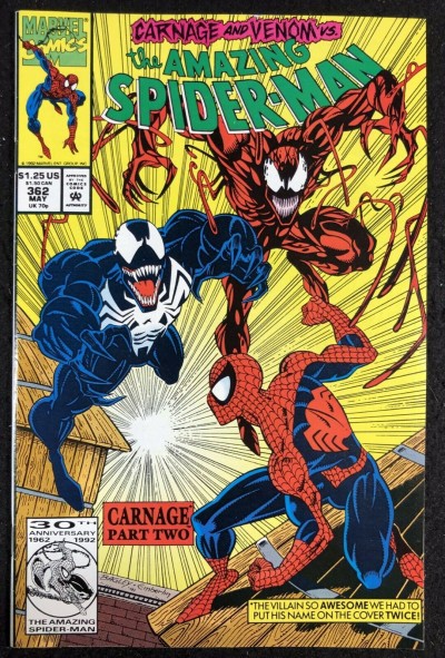 Amazing Spider-Man (1963) #362 VF/NM (9.0) 2nd app Carnage