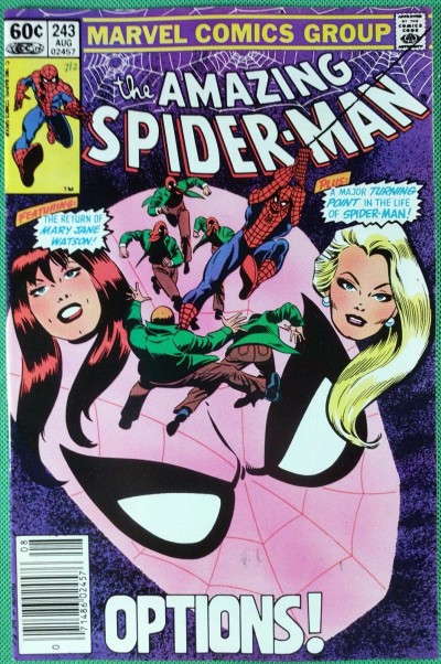Amazing Spider-Man (1963) #243 VF+ (8.5)  Mary Jane & Gwen Stacy cover