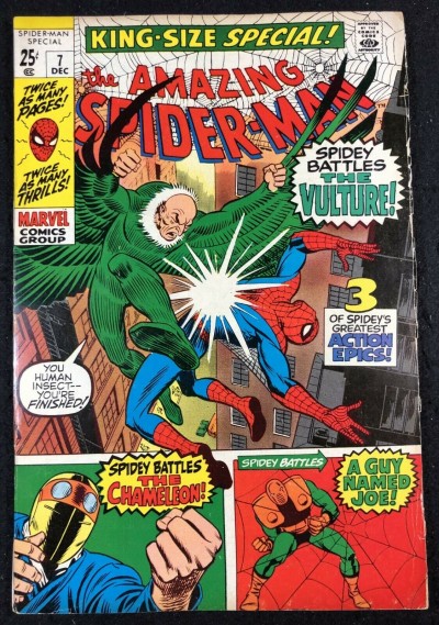 Amazing Spider-Man Annual (1970) #7 FN- (5.5) Vulture Cover