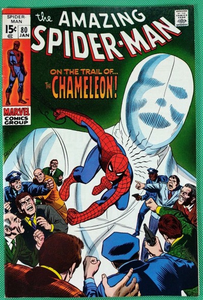 Amazing Spider-Man (1963) #80 VF (8.0) vs Chameleon