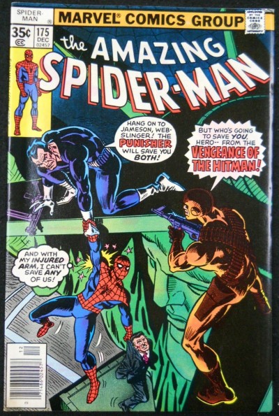 AMAZING SPIDER-MAN #175 VF+ PUNISHER APPEARANCE
