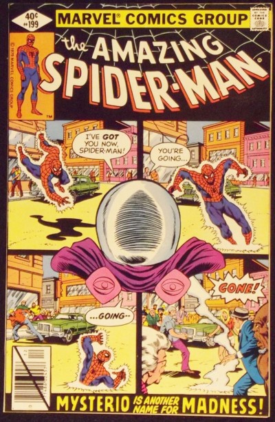 AMAZING SPIDER-MAN #199 VF VS MYSTERIO