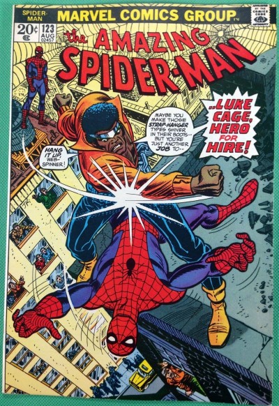 Amazing Spider-Man (1963) #123 VF/NM (9.0) Luke Cage battle cover & early app.