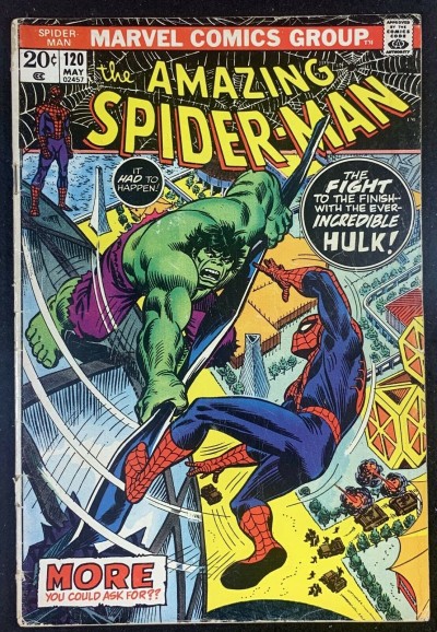 Amazing Spider-Man (1963) #120 GD+ (2.5) Hulk Battle Cover