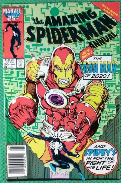 Amazing Spider-Man (1963) Annual #20 (1986) VF- (7.5) Iron Man 2020 origin