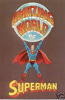 Amazing World of Superman 1972 Postcard 4x6 Free Shipping