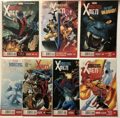 Amazing X-Men (2014 #1-7 NM Quest For Nightcrawler Arc Jason Aaron & McGuinness