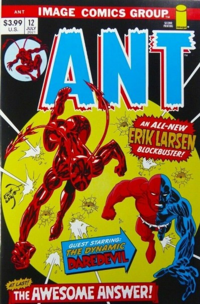 Ant (2005) #12 VF Second Printing Blue Logo Variant Cover Image Comics Larsen