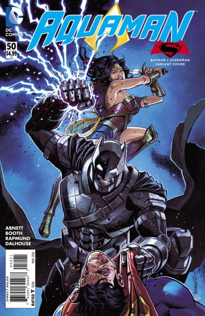 Aquaman (2011) #50 VF/NM Batman v Superman Variant Cover