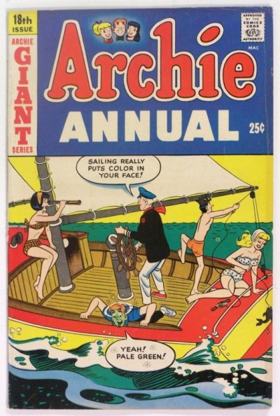 ARCHIE ANNUAL #18 GIANT 1966 FN