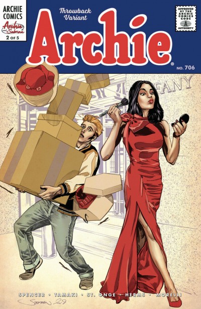 Archie Comics (1941) #706 VF/NM (9.0) Throw back variant Archie & Sabrina pt 2/5