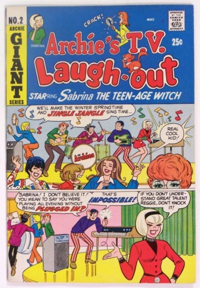 ARCHIE'S TV LAUGH-OUT #2 SABRINA 1969 GIANT FN+