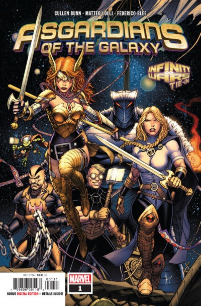 Asgardians of the Galaxy (2018) #1 NM Dale Keown Angela Infinity Wars Tie-In
