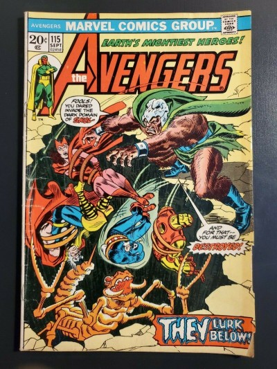Avengers #115 (1973) VG (4.0) Prologue to Avengers vs Defenders |
