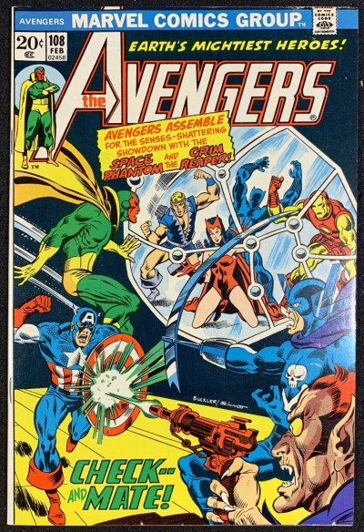 Avengers (1963) #108 VF- (7.5) vs Space Phantom & Grim Reaper